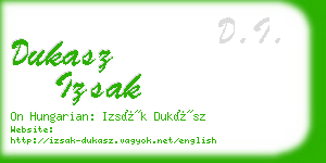 dukasz izsak business card